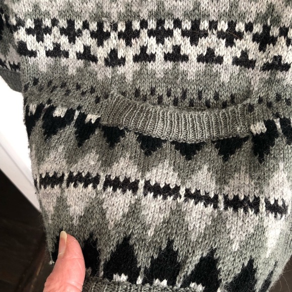Vintage Esprit Wool mix Patterned Cardigan - Size S - Picture 4 of 7